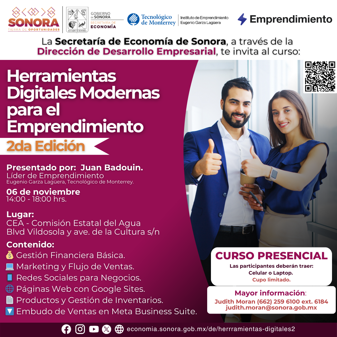 Herramientas Digitales Modernas para el Emprendimiento | 2da Edición