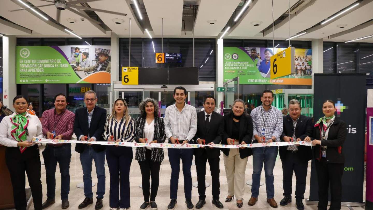 Incrementa conectividad aérea gracias a gestiones del Gobernador Durazo: Gradillas