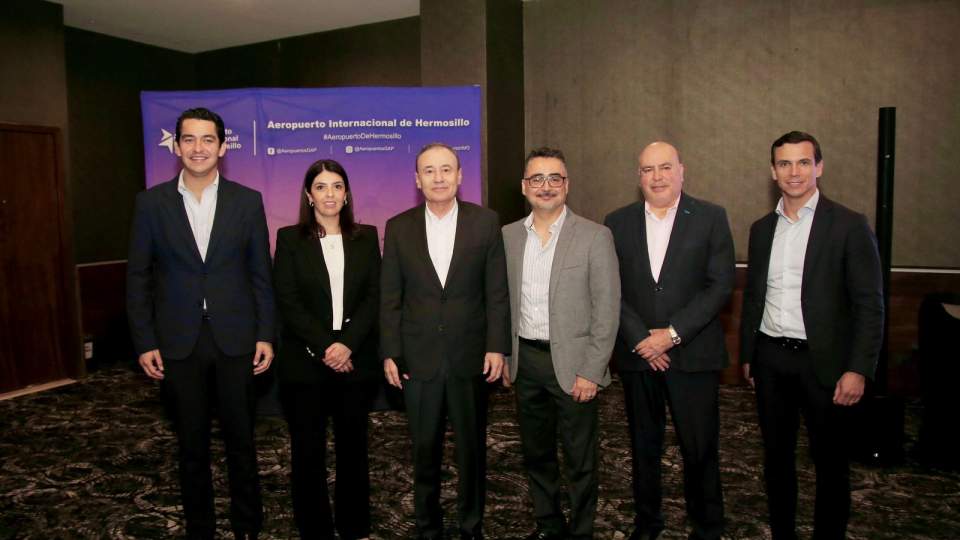 Gobernador Durazo coloca a Sonora como referente de conectividad y turismo con inversión aeroportuaria en Hermosillo