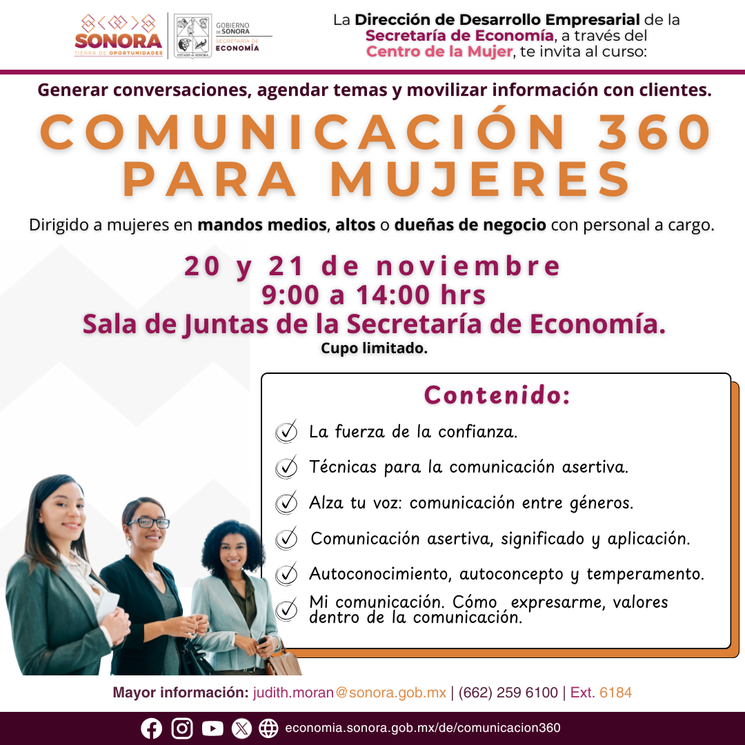 Comunicación 360 para mujeres
