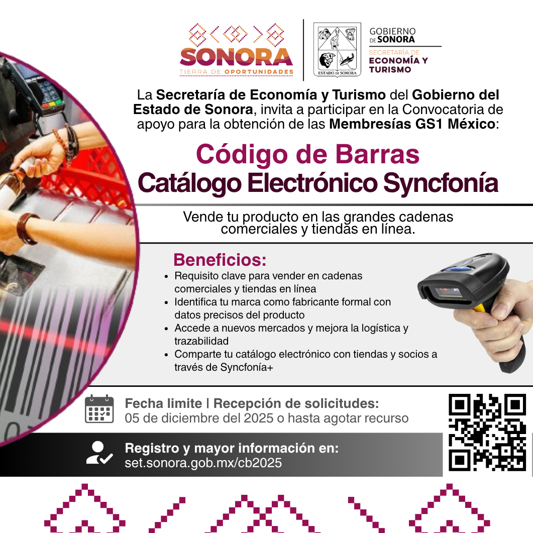 Convocatoria | Código de Barras, Catálogo Electrónico Syncfonía