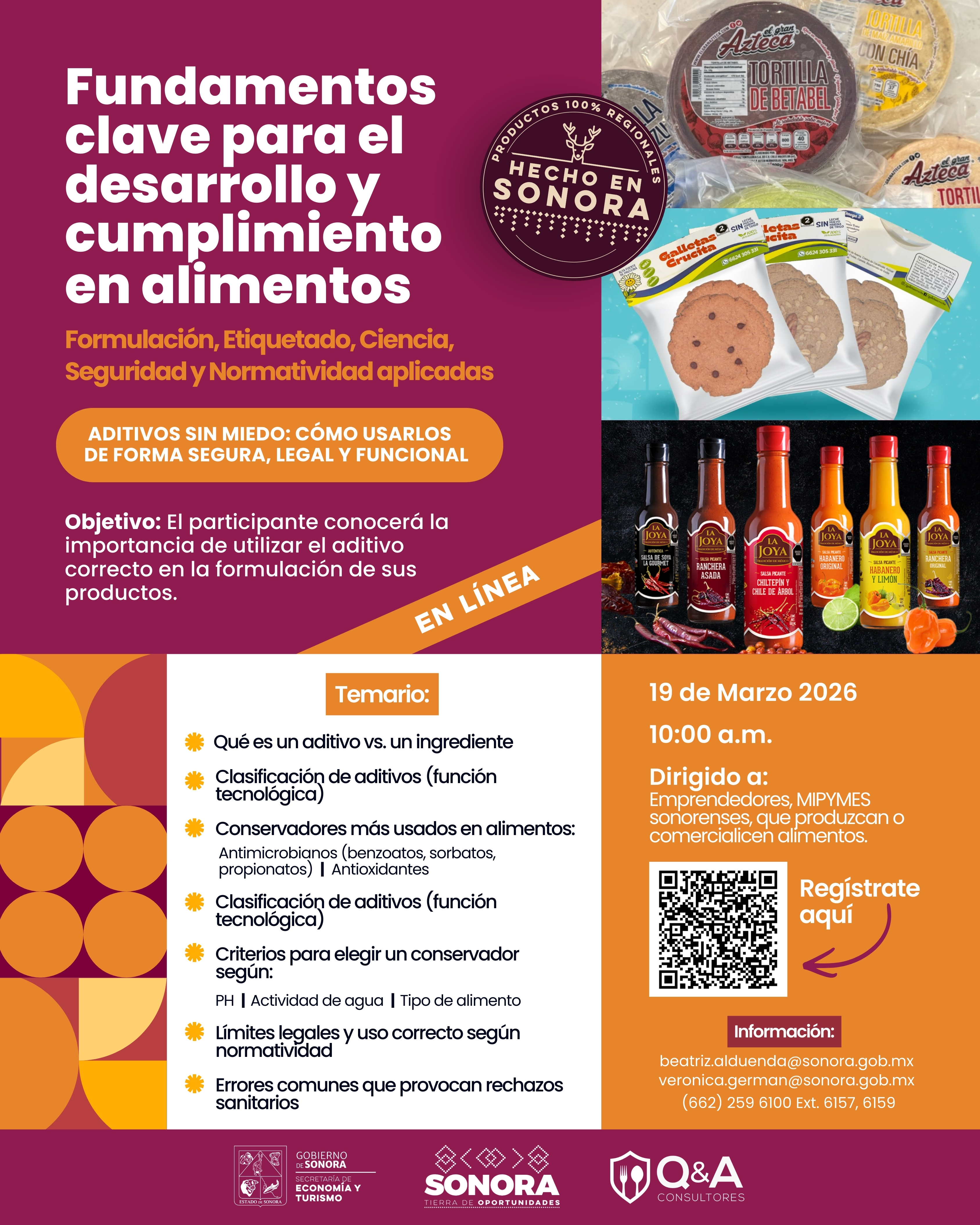 Fundamentos clave para el desarrollo y cumplimiento en alimentos